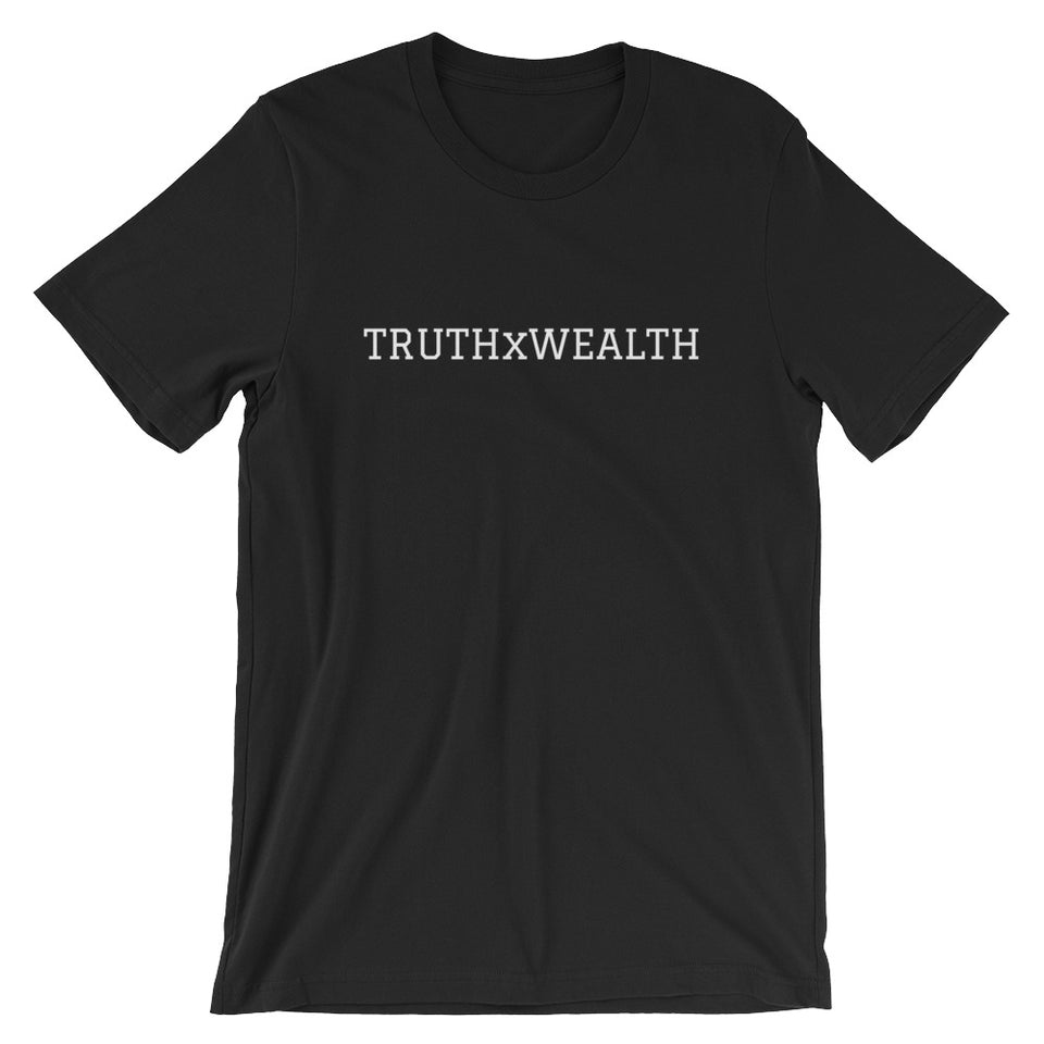 "TRUTHxWEALTH" LOGO TEE